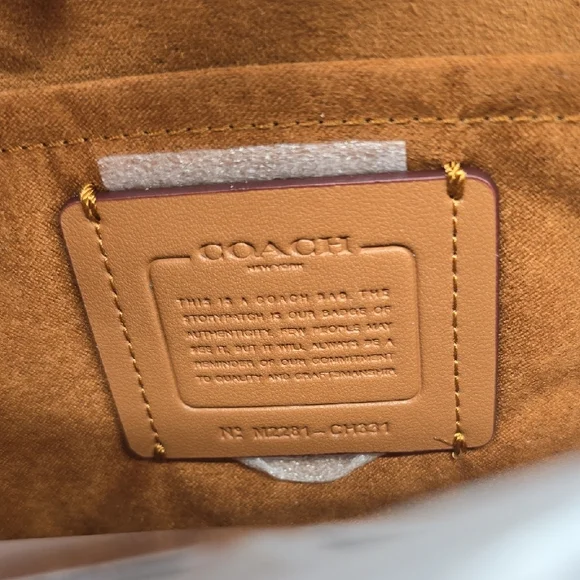 Coach Klare Strawberry Crossbody Bag with Gold Details - Picture 13 of 14